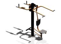 Уличный тренажер "Верхняя тяга Брусья Пресс" УТ339 в Ижевске