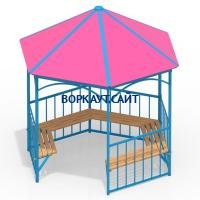 Беседка с лавками МАФ 4120 в Ижевске