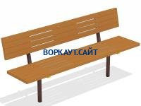 Диван уличный МАФ 1608 в Ижевске