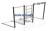 Спортивный комплекс воркаут ВС-129 в Ижевске