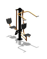 Уличный тренажер "Верхняя тяга Жим ногами" УТ322 в Ижевске