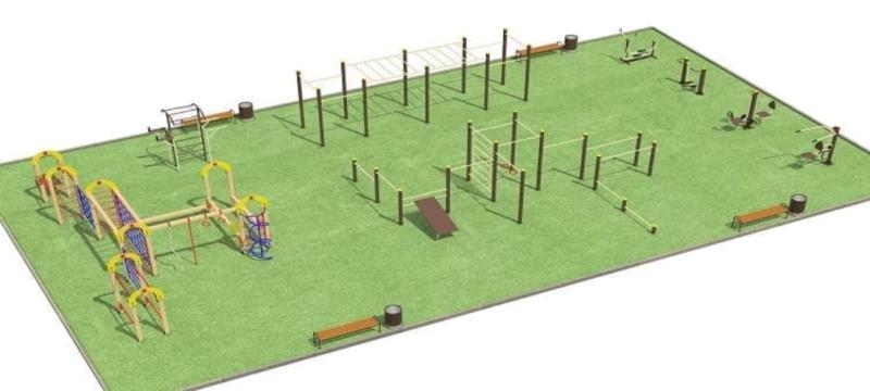Проект спортивной площадки для любого возраста - 1 096 200 рублей. в Ижевске