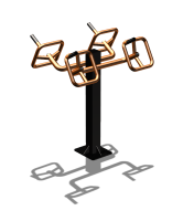 Уличный тренажер  "Штурвал двойной"  УТ201 в Ижевске