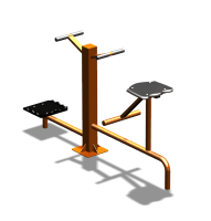 Уличный тренажер "Твистер стоя Твистер сидя" УТ323 в Ижевске