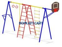 Гимнастический комплекс с баскетбольным щитом МАФ 3001 в Ижевске