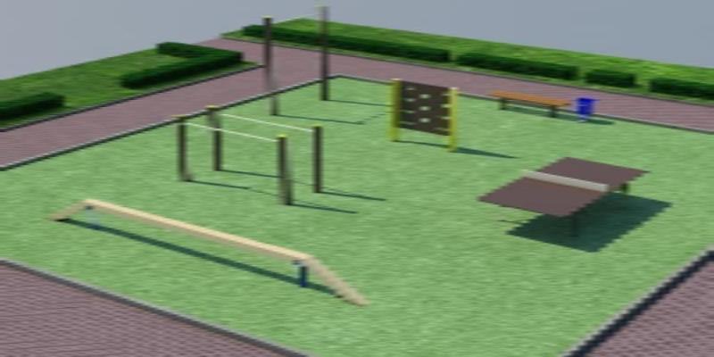 Проект спортплощадки мини спорт  в Ижевске