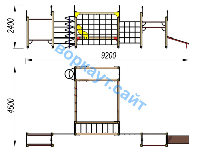 Детский спортивный комплекс ДСК 3102 в Ижевске