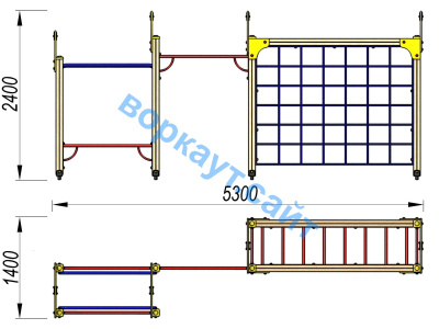Детский спортивный комплекс Атлет ДСК 3106 в Ижевске