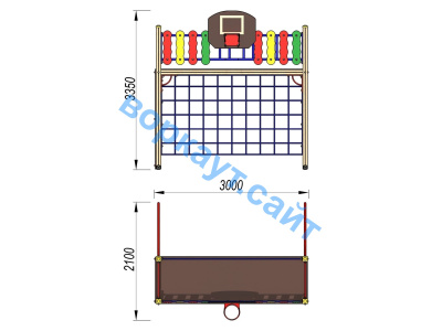 Детский спортивный комплекс ДСК 3101 в Ижевске