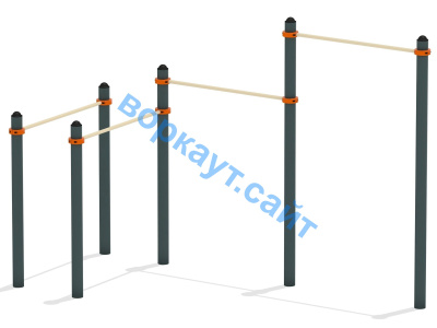 Турник двойной с брусьями ВС-17 в Ижевске