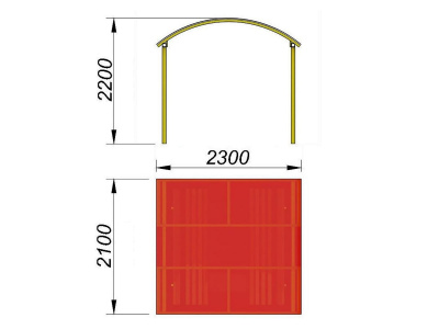 Навес судейский МАФ 4004 в Ижевске