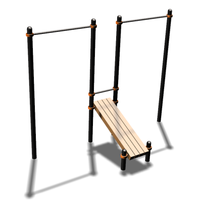 Воркаут турники со скамьей для пресса ВС-27 в Ижевске