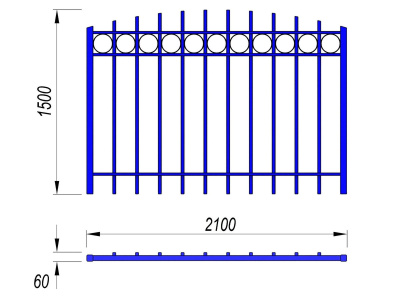 Ограждение спортивной площадки МАФ 5005 в Ижевске