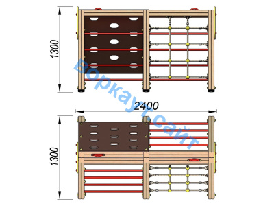 Детский спортивный комплекс ДСК 3203 в Ижевске