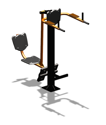 Уличный тренажер "Жим ногами Брусья Пресс" УТ329 в Ижевске