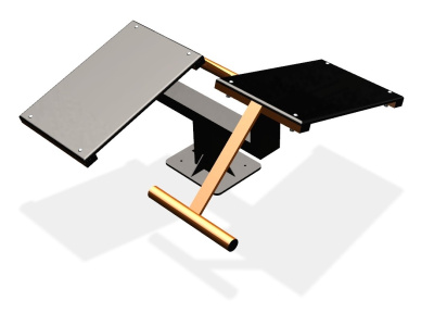 Уличный тренажер  "Скамья для пресса двойная"   УТ213 в Ижевске