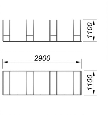 Велопарковка МАФ 6002 в Ижевске