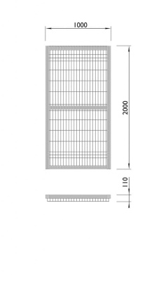 Калитка спортивной площадки МАФ 5105 в Ижевске