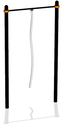 Турник с гимнастическим канатом ВС-34 в Ижевске