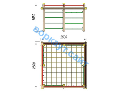 Детский спортивный комплекс ДСК 3109 в Ижевске