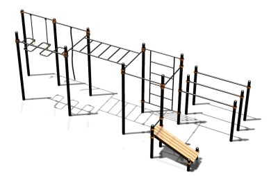 Спортивный комплекс воркаут ВС-77 в Ижевске