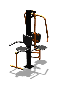 Уличный тренажер "Жим от груди Флекс" УТ324 в Ижевске