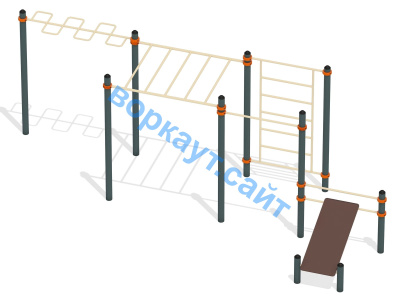 Спортивный комплекс воркаут ВС-45 в Ижевске