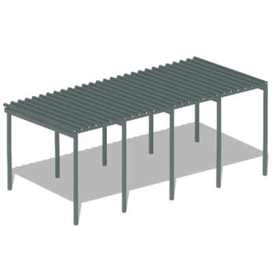 Теневой навес трибун МАФ 4130 в Ижевске