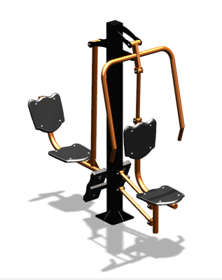 Уличный тренажер "Жим от груди Жим ногами" УТ304 в Ижевске