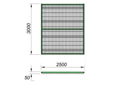 Ограждение спортивной площадки 2500х3000 МАФ 5103 в Ижевске