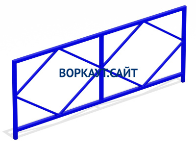 Ограждение площадки МАФ 5001 в Ижевске