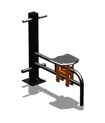 Уличный тренажер "Каталка одинарная" УТ 123 в Ижевске