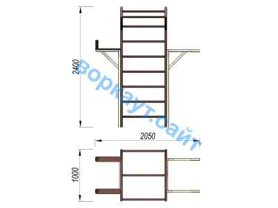 Детский спортивный комплекс 3 в 1 ДСК 3103 в Ижевске