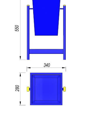 Урна МАФ 1630 в Ижевске