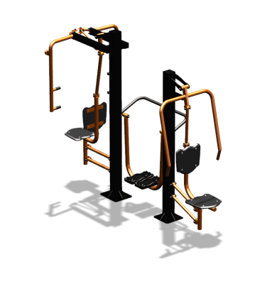 Уличный тренажер "Жим от себя Шагомер Баттерфляй" УТ303 в Ижевске