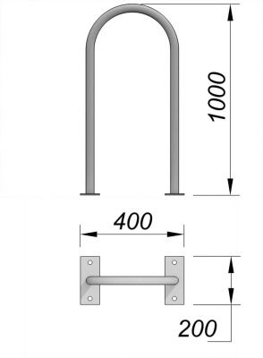 Велопарковка МАФ 6001 в Ижевске