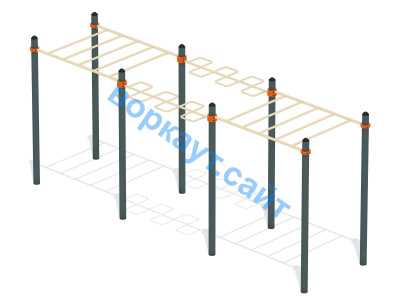 Воркаут комплекс рукоходов ВС-22 в Ижевске