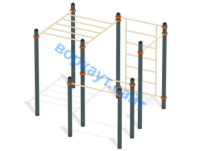 Спортивный комплекс воркаут ВС-48 в Ижевске