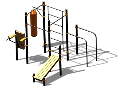 Спортивный комплекс воркаут ВС-93 в Ижевске