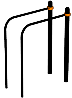 Воркаут брусья приставные ВС-39 в Ижевске