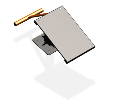 Уличный тренажер "Скамья для пресса" УТ 121 в Ижевске