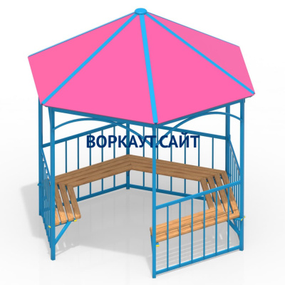 Беседка с лавками МАФ 4120 в Ижевске