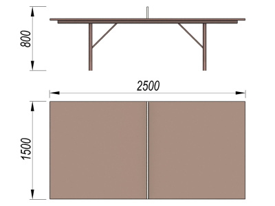 Теннисный стол МАФ 3517 в Ижевске