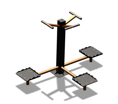 Уличный тренажер "Твистер тройной" УТ337 в Ижевске