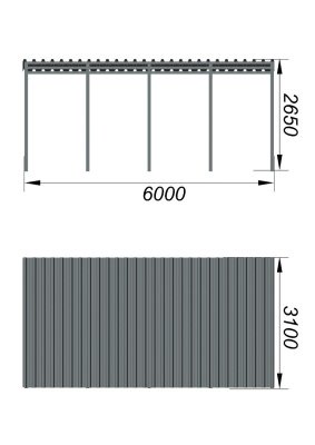 Теневой навес трибун МАФ 4130 в Ижевске