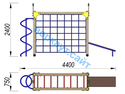 Детский спортивный комплекс Юниор ДСК 3105 в Ижевске