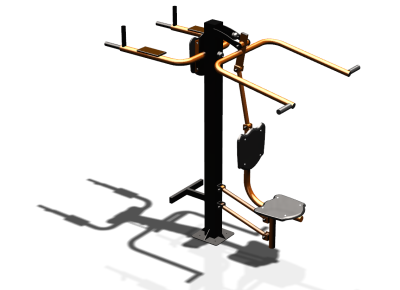 Уличный тренажер "Верхняя тяга Брусья Пресс" УТ339 в Ижевске