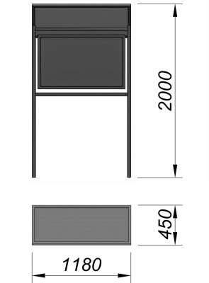 Информационный стенд МАФ 6006 в Ижевске
