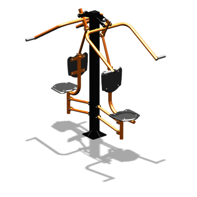 Уличный тренажер  "Верхняя тяга двойная"  УТ207 в Ижевске