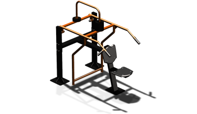 Силовой уличный тренажер  "Жим вверх сидя"  УТ403 в Ижевске